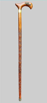 RanaCreation Morning wooden walking stick in pipe for men and women Walking Stick