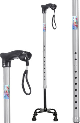 MCP FOUR LEG QUADRIPOD WALKING STICK SILVER Walking Stick