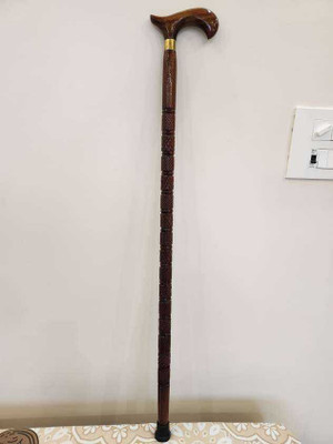 M S RISE LAKDI MUTH 14 PORRY Walking Stick