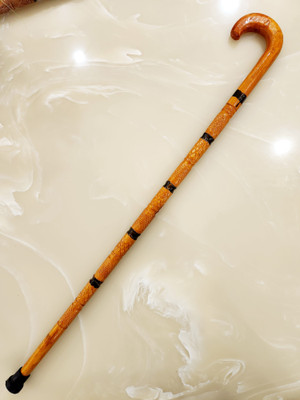 RanaCreation Round fancy wooden walking stick for men and women Walking Stick