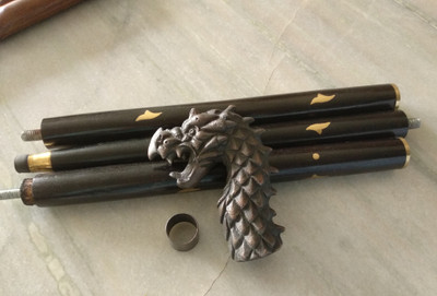 Global Handicrafts animal antique black handle black wood walking cane Walking Stick