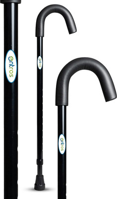 Entros Premium Hight Adjustable Aluminum Single U-Shaped Folding Walking Stick - KL928L Walking Stick
