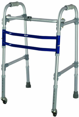 VISSCO Dura Max Walker with Wheels Walking Stick