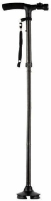 kinegic Portable old man trusty cane walking stick with ultra Built-In LED light handle Walking Stick Walking Stick