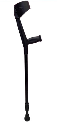 Sanvi Creation Mart Elbow Black Height Adjustable Men Walking Stick