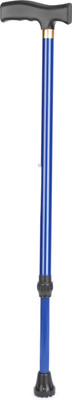 DR DOC Limited Edition T-Handle Walking Stick | Glossy Blue | Height adjustable Walking Stick