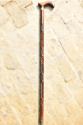RanaCreation Solid wooden walking stick for old men Walking Stick