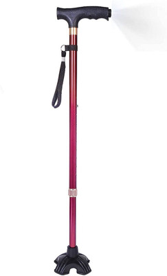 MCP Halo-01 Series Big Shoe Quadripod with LED Light Wine Walking Stick