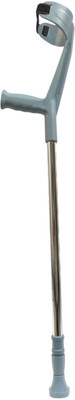 Sanvi Creation Mart Greay Elbow crutch with Hight adjustable durable lightweight Walking Stick