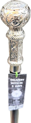 iconartsy silver antique Walking Stick