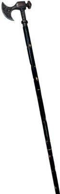 Calvin handicrafts Metal Foldable Wooden Walking Stick for Men/Women/Old People Walking Stick