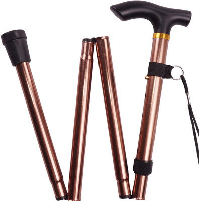 MCP Healthcare Aluminium 4 Section Folding Walking Stick Aluminium Alloy Canes Hiking Trekking Walking Stick