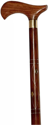Hithika creation Handicraft Walking Stick for Men/Women/Old People(36 Inch)(Wooden) Walking Stick