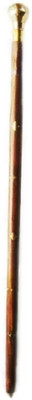 elite mart Morning Walk Hand Rule Stick, 23 inch, Natural Brown Walking Stick