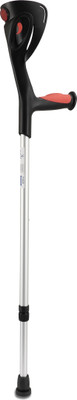 Rehab pro RP ELBOW CRUTCHES 939 PREMIUM-RED Walking Stick