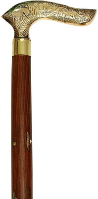 HASTH KALA SHOPPE WOODEN WALKING STICK Walking Stick
