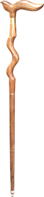 RanaCreation Wooden walking stick in 3fold bird handle Walking Stick