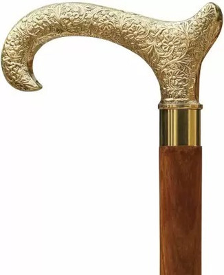 Nagina Wood Creation wood black colour walking stick Walking Stick Walking Stick