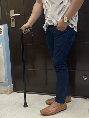 ASR SURGICAL Walking Cane Stick for Men/Women/Old Age People, Height Adjustable -ASR17 Walking Stick