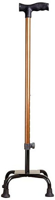 SYMKARD Walking Stick,Height Adjustable,Copper-Colored T-Handle,Medical Support Cane, Walking Stick