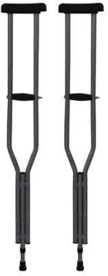 cutfine Aluminium Walking Crutches Padded Hand & Underarm Support Walking Stick