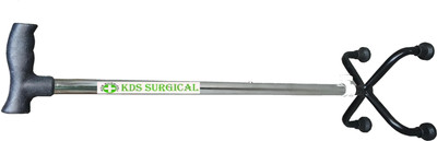 KDS SURGICAL 4 Leg Black Walking Stick