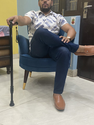 ASR SURGICAL Walking Cane Stick for Men/Women/Old Age People, Height Adjustable -ASR18 Walking Stick