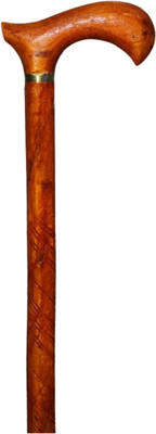 Sanvi Creation Mart Durable Wooden Walking Stick for Man Woman And Old People 36 Inches Pack Of 1 Walking Stick