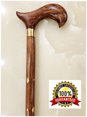 Sanvi Creation Mart Fancy wooden walking stick 36 inches Pack of 1 premium QUALITY Walking Stick