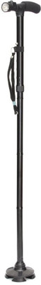 Simxen Trusty Cane Ultra-light Handle Dependable Folding Cane with Built-in Light Walking Cane Magic Foldable Cane Trusty Cane for Elder Walking Stick
