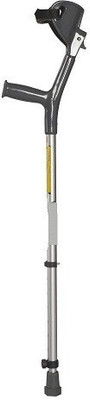 EXCLIQ Elbow Crutches With Double Folding Handle - Universal(Pack of 2) Walking Stick