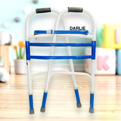 DARLIE *Portable Light Weight Height Adjustable Foldable Walking Stick
