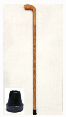 Sanvi Creation Mart Morning walking stick sizes 36 inches with base rubber Walking Stick