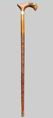 Hithika creation Morning wooden walking stick in pipe for men and women Walking Stick