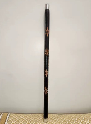Hithika creation Morning wooden walking perfect leaf design rule/roll/role for elders Walking Stick