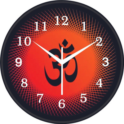 Vimsa Creation Analog 25 cm X 25 cm Wall Clock(Black, Black, With Glass, Standard)