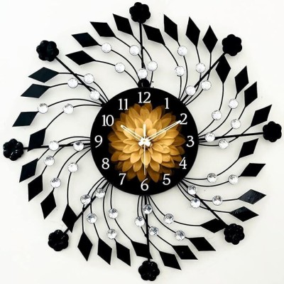 Antiquity Analog 50 cm X 50 cm Wall Clock(Black, With Glass, Standard)