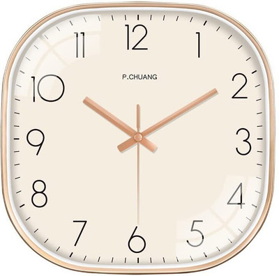 MT BROTHERS Analog-Digital 28.5 cm X 28.5 cm Wall Clock(White, With Glass, Standard)