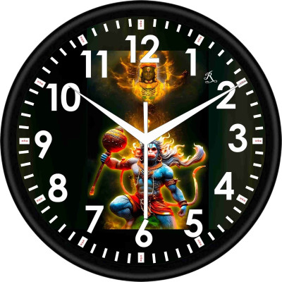 Aashish.Enterprises Analog 20 cm X 20 cm Wall Clock(Multicolor, With Glass, Standard)