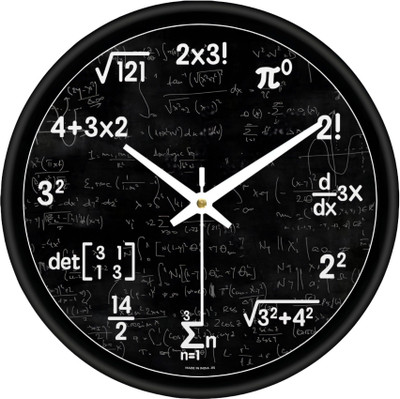 Mkdudiya Analog 25 cm X 25 cm Wall Clock(Multicolor, With Glass, Standard)