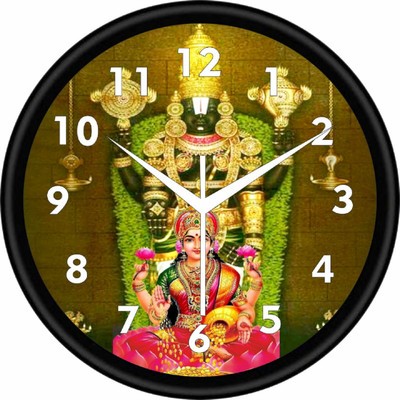 Sirohiya Analog 28 cm X 28 cm Wall Clock(Multicolor, With Glass, Standard)