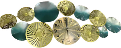 Lambent Analog 30 cm X 96 cm Wall Clock(Multicolor, Without Glass, Standard)