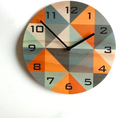 SWETVIBES Digital 20 cm X 20 cm Wall Clock(Grey, Without Glass, Station Clock)