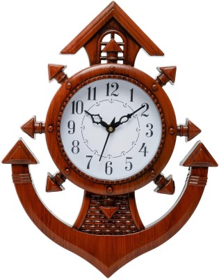 HorseHead Analog 25 cm X 25 cm Wall Clock(Brown, With Glass, Standard)