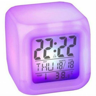adbeni Analog-Digital Multicolor Clock