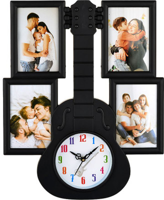 HorseHead Analog 43.5 cm X 35.5 cm Wall Clock(Black, With Glass, Standard)