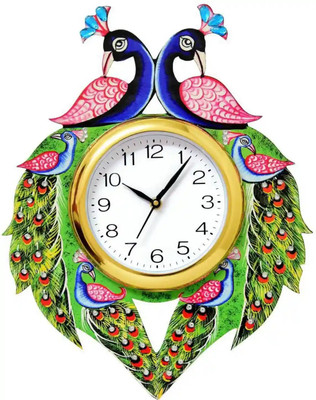 DWC Analog 30 cm X 30 cm Wall Clock(Multicolor, With Glass, Standard)
