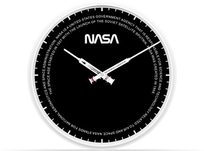 BEIION TIME MAKER Analog 30.5 cm X 30.5 cm Wall Clock(White, With Glass, Standard)