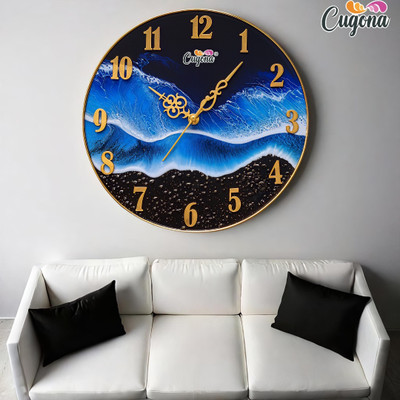 CUGONA Analog 30.48 cm X 30.48 cm Wall Clock(Multicolor, Without Glass, Standard)