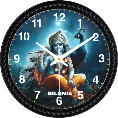 Bilonia creation Digital 25 cm X 25 cm Wall Clock(Black, With Glass, Standard)